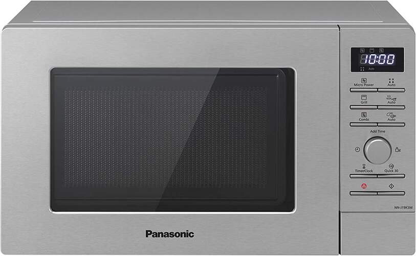 Horno microondas Panasonic NNJ19KSMEPG - 20 litros, con grill, inox