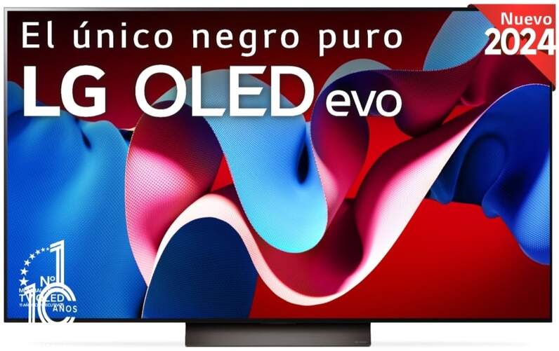 TV 55" OLED LG 55C44LA - 4K Ultra HD, Evo Alfa9, 144Hz, 40 W