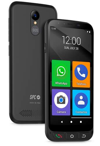 Teléfono Móvil SPC Zeus 4G Pro 235246N - 4/64 GB, Pantalla 5&#39;5", Función SOS, Negro