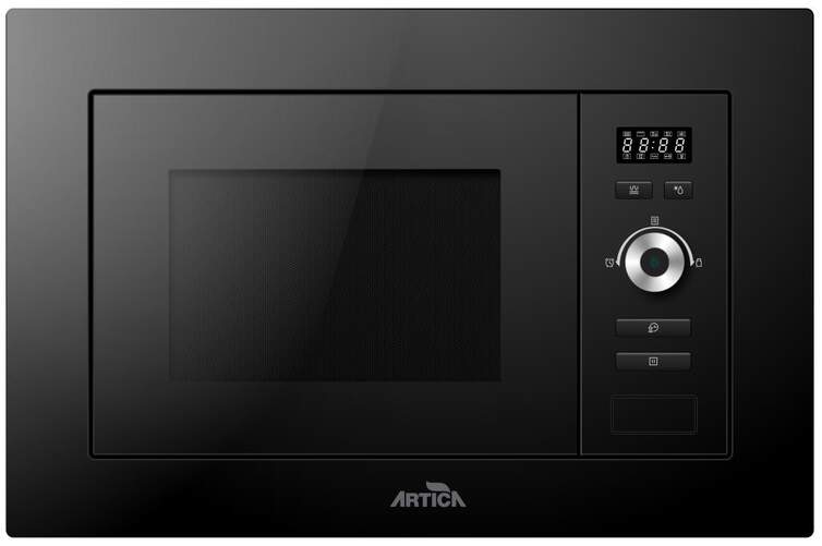 Microondas Artica AMW204581IDB - Integrable, 800 W, Display, 20 litros, Negro