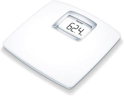 Báscula Beurer PS25 - Pantalla grande, Hasta 180 kg, Precisión 100 g, Blanco