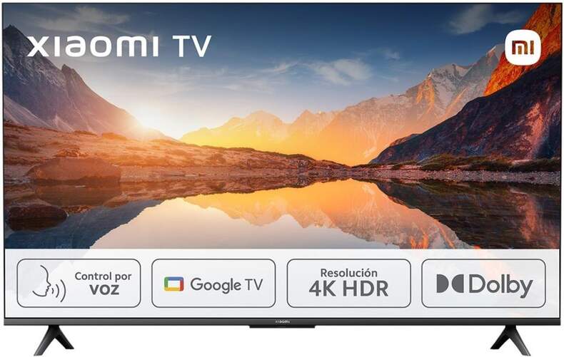 TV 55" Xiaomi A 2025 - 4K Ultra HD, GoogleTV, Dolby Audio