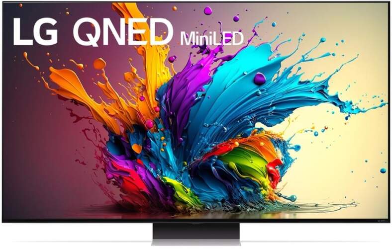 TV 86" QNED MiniLED LG 86QNED91T6A - 4K Ultra HD, Alfa8, 120 Hz, 40 W, WebOS 24