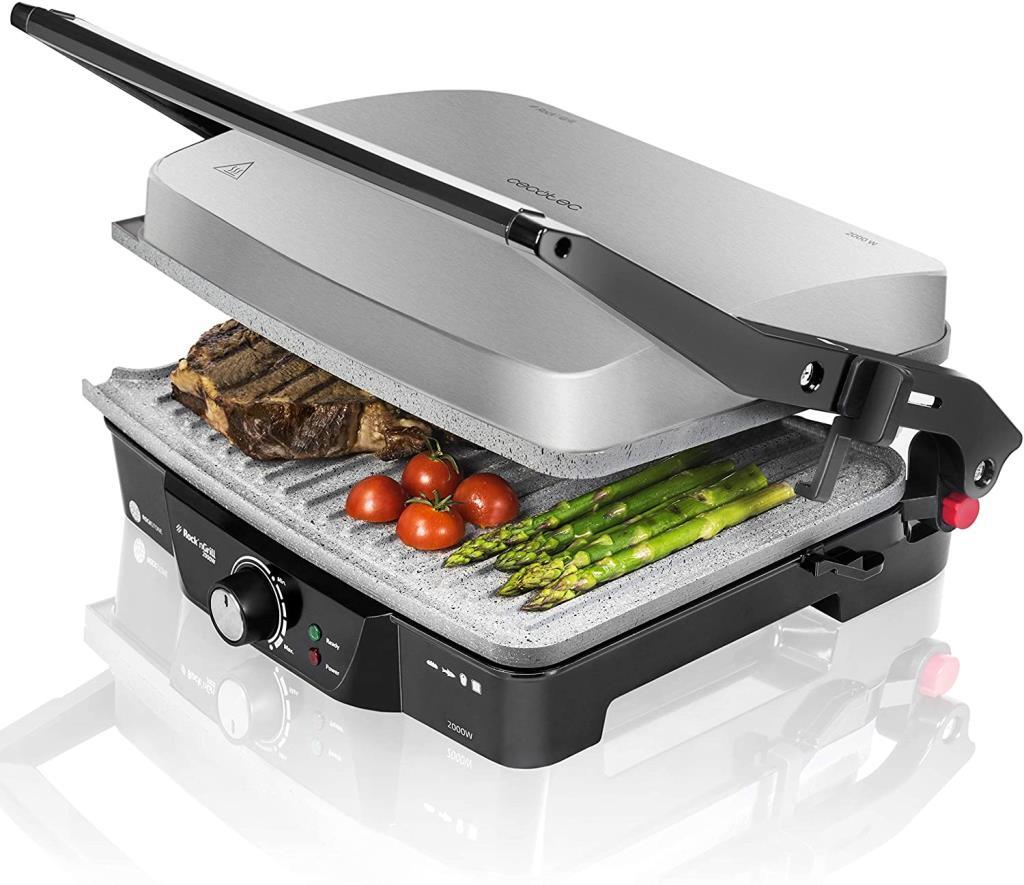 Grill Cecotec ROCKNGRILL 2000W - 30x24cm, Termostato