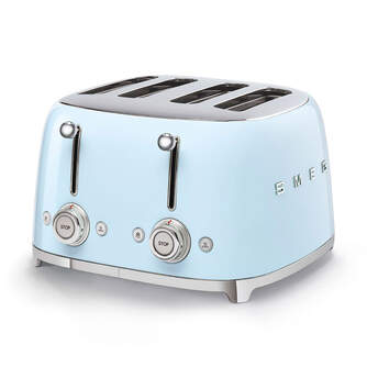 TOST. SMEG TSF03PBEU 4R AZUL 2000W