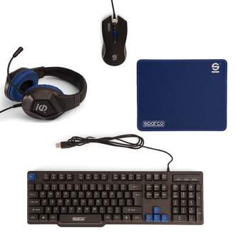 TECLADO RATON AURIC ALFOMBRILLA SPARCO GAMING