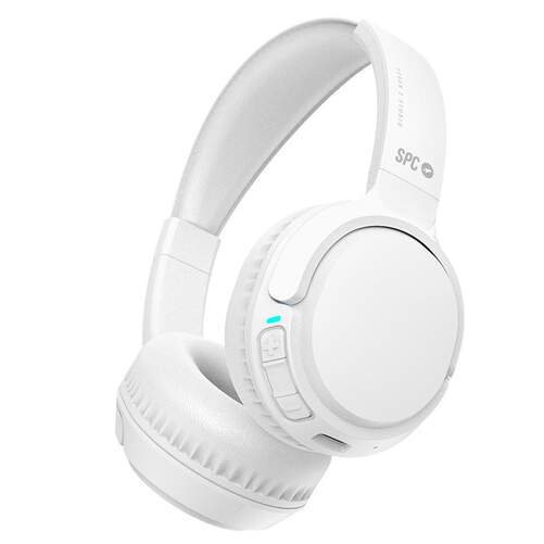 Auriculares SPC 4628B Heron 2 Studio - Bluetooth 5.4, 380 mAh, 50 h autonomía, Blanco