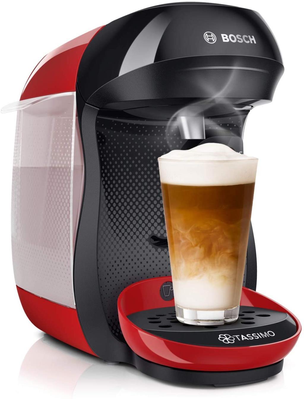 Cafetera Bosch Tassimo Happy TAS1003 Roja - 1400W, 0.7L