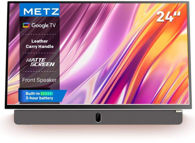 TV Metz 24" 24MPE7000Z - Full HD, Direct LED, 50/60 Hz, 12 W, Google TV