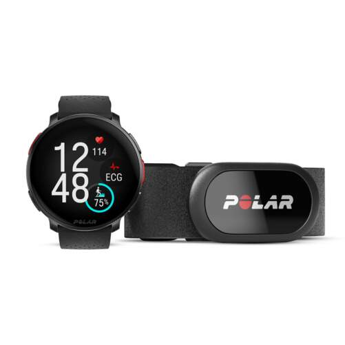 Smartwatch Polar Vantage V3 + Banda de pecho - Correa y esfera negras, Talla S-L