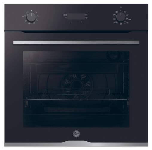 Horno Pirolítico Hoover HOC5S587INWIFI - Clase A, 70L, 9 Funciones+Vapor, WiFi, Guía Extraíble,Negro