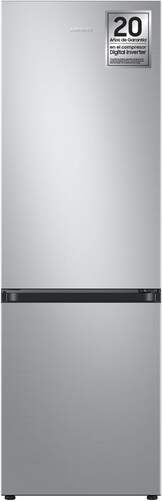 Frigorífico Combi Samsung RB34C600ESAEF - 185x60 cm, 374 L, Clase E, 35 dB, Inox