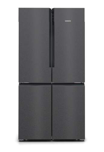 Frigorífico Americano Siemens KF96NAXEA - 183x91 cm, 4 puertas, Clase E, No Frost, Negro Inox