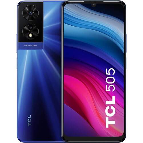 TCL 505 T509K1 6/256 GB Azul - 6.75" HD+ 90Hz, MediaTek G36, 4G, 50+2Mpx, 5010mAh