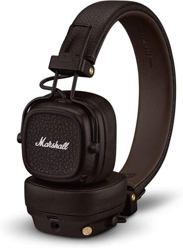 Auriculares Marshall Major V - Bluetooth LE, 20-20000 Hz, 100 h autonomía, Marrón