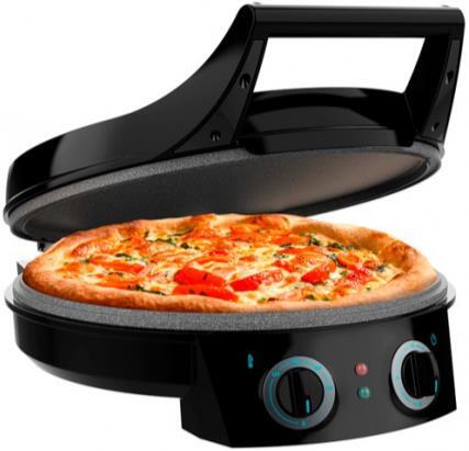 Horno Pizzas Cecotec Fun Pizza&Co - 1800W, Diámetro 31cm, Rockstone, Apertura 180º