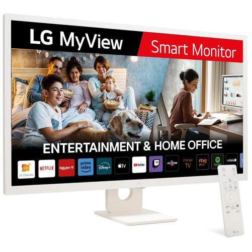 Monitor LG 32" 32SR50FW AEU  - Pantalla IPS, HDR10, Smart Monitor