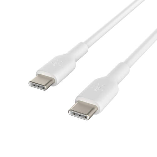 Cable Belkin USB-C a USB C - 1 metro, carga rápida, blanco