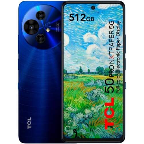 TCL 50 Pro NXTPAPER 8/512 GB Azul - 6,8", Mediatek Dimensity 6300, Android 14, 108+8+2 MP, 5010 mAh