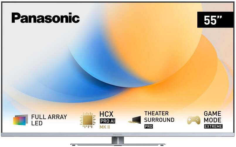 TV Panasonic 55" TV55W93AE6 - 4K Ultra HD, Full Array, Fire TV, HDR10+ Adaptive, Dolby Atmos