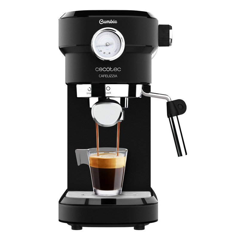 Cafetera Cecotec Cafelizzia 790 Black Pro - 20Bar, Manómetro PressurePro