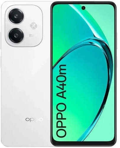 Smartphone Oppo A40 - 8/256 GB, 6&#39;72", Android 14, LPDDR4X, IP54, Blanco