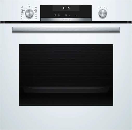 Horno Pirolítico Bosch HBG578EW7 - 71 L, 30 Programas, Clase A+, Cristal, Blanco