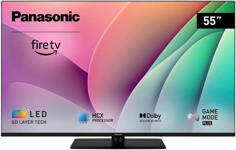 TV Panasonic 55" TV5580AEZ - 4K Ultra HD, Fire TV, LED, Alexa incorporado, HDR10+, 20 W