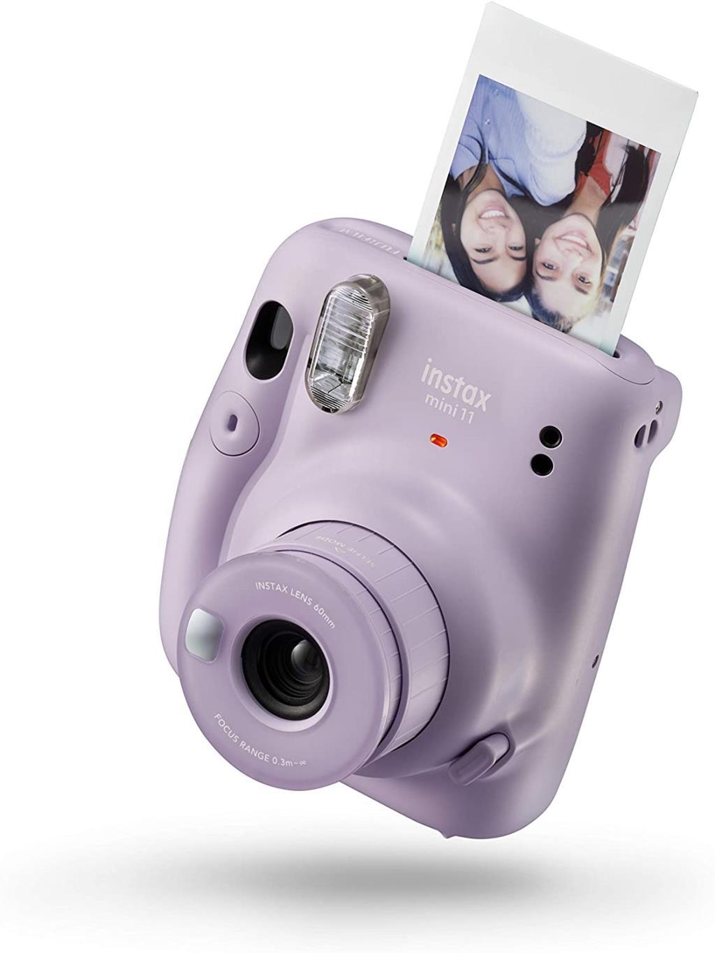 Cámara Instantánea Fujifilm Instax Mini 11 Lila - Flash, Modo Selfie