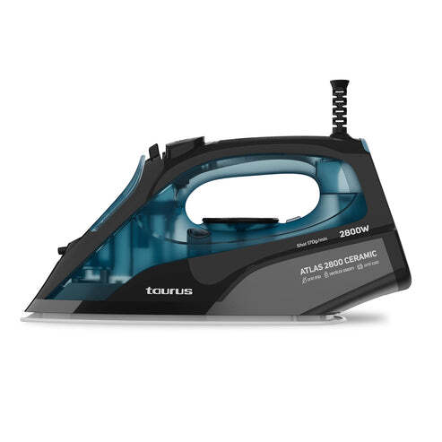 Plancha Taurus Atlas 2800 W - 170 g/min, 430 ml, Cerámico, Antiadherente, Negro, Azul