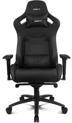 Silla Gaming Drift DR600 Deluxe - Asiento acolchado, Con Reposacuellos, Ajustable, Negro