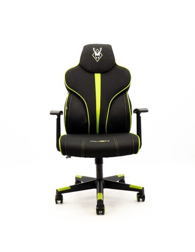 Silla Gaming Woxter Stinger Station Alien Green 2.0 - Piel Sintética, Pistón Clase 4