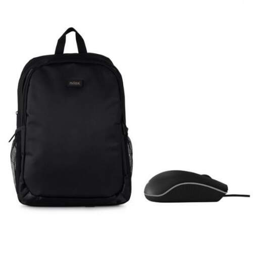 Mochila para PC Nilox NXBKM010 - Portátiles hasta 15,6", incluye Ratón USB