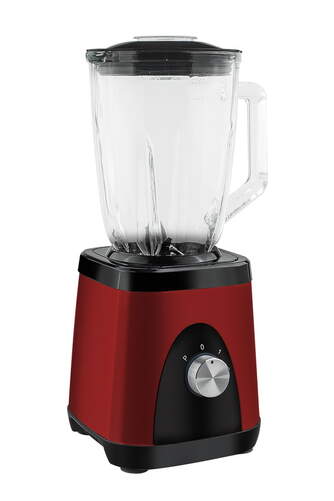 Batidora Vaso Kuken 33882 - 1000 W, 1&#39;5 L, Cristal, Rojo