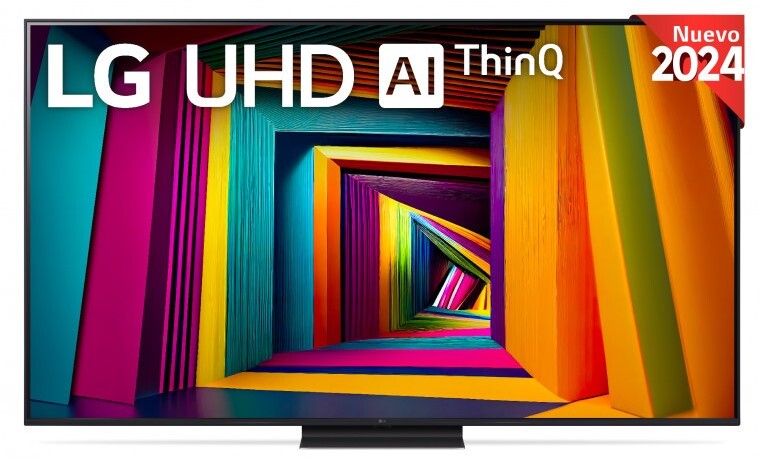 TV LG 65" LED 65UT91006LA - 4K Ultra HD, Smart TV WebOs 2024, HDR 10, Dolby Digital Plus, Magic