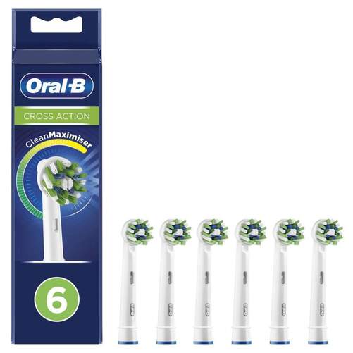 Recambio Dental Oral B 5+1 unidades - Cross Action, CleanMaximiser