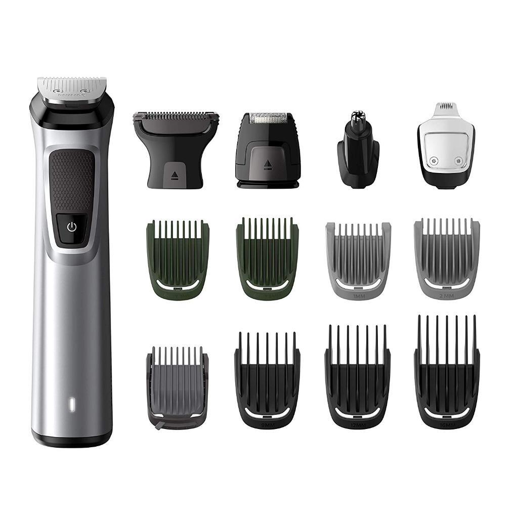 Philips Mg772015 14 herramientas set cuidado personal en 1 afeitadora multigroom series 7000 recortadora mg772018 autonomía 120min. corporal cara cabello y