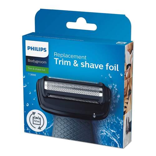 Accesorio Philips BodyGroom TT2000 - Recambio para afeitadora corporal, Inox