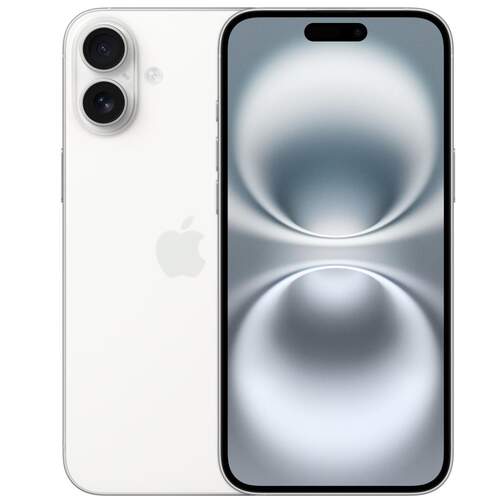 Apple iPhone 16 Plus 512 GB Blanco - Pantalla 6,7" OLED, Apple Neural Engine A18, Cámara 48+12 MP