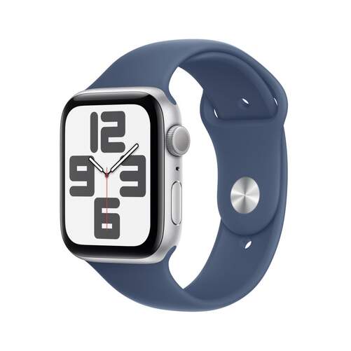 Smartwatch Apple SE - GPS, 44 mm, Talla M/L, Aluminio, Plata, Azul