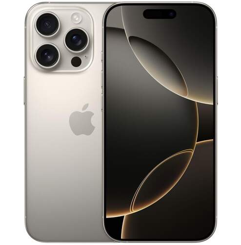 Apple iPhone 16 Pro 512 GB Natural Titanium - 6,3", Neural Engine A18 Pro, Cámara 48+48+12 MP