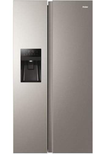 Frigorífico Americano Haier HSR3918FIMP - Clase F, 515L