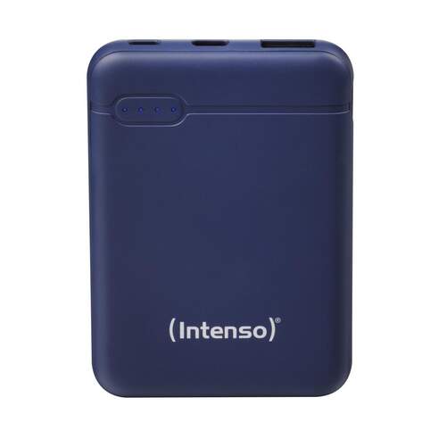 Powerbank Intenso XS - Azul oscuro, 5000 mAh, 1 salida USB-C, 1 salida MicroUSB, 1 salida USB-A