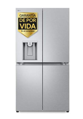 Frigorífico Americano LG GMJ960MBJE - Clase E, 638 L, 180x92 cm, 4 Puertas, Dispensa Agua, Inox