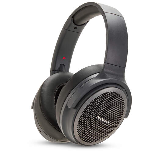 Auriculares Aiwa HST250BTTN - Bluetooth, con micrófono, 20-20000 Hz, jack 3,5 mm, Titanio