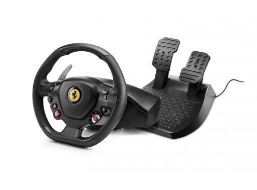 Volante Thrustmaster T80RW Ferrari - Volante y Pedales, negro, Para PS4, PS5 y PC