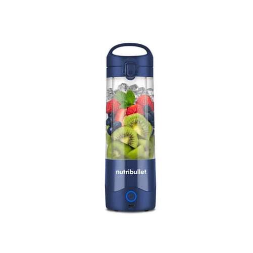 Batidora de vaso Nutribullet NBP003NBL - Portátil, 475 ml, Inox