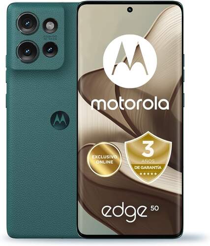 Motorola Edge 50 12/512 GB Verde - Snapdragon 7 Gen 1, Android 14, 5000 mAh, Triple Cámara 50 MP