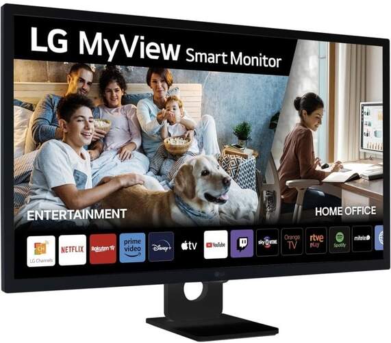 Smart Monitor LG 32" 32SR50FB - Pantalla IPS Full HD, Web OS 23, Bluetooth, mando a distancia, HDR10