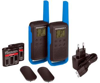 WALKIE TALKIE MOTOROLA T62 AZUL DOBLE PACK